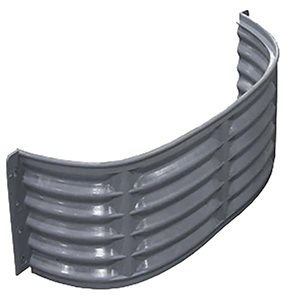 Puits margelle de fenêtre droit Polymershapes de 37 l. x 12 p. x 12 po h. en plastique