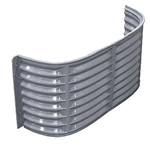 Puits margelle de fenêtre droit Polymershapes de 37 l. x 12 p. x 24 po h. en plastique