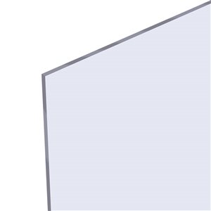 OPTIX 36 W x 48 L x 0.093-in T Clear Acrylic Sheet
