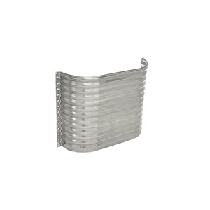 Puits margelle de fenêtre Polymershapes 42 l. x 12 p. x 36 po h. en acier galvanisé