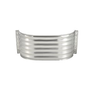 Puits margelle de fenêtre droit Polymershapes de 37 l. x 12 p. x 18 po h. en acier
