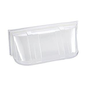 Couvercle bombé droit de poids moyen pour puits de fenêtre Polymershapes 44 l. x 18 h. x 13 po p. en plastique