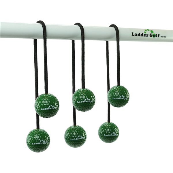 Vivere Ladder Golf Hard Bolas - Green