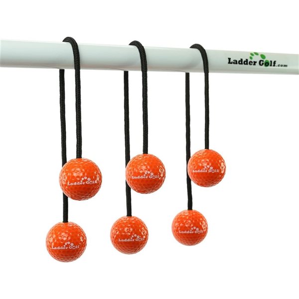 Vivere Ladder Golf Hard Bolas - Orange