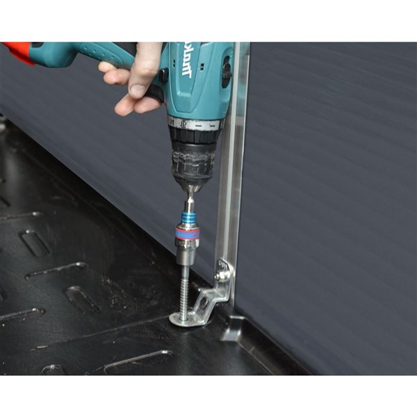 Canopia by Palram Rubicon 6 x 5-ft Dark Grey Polycarbonate Garden Storage Shed