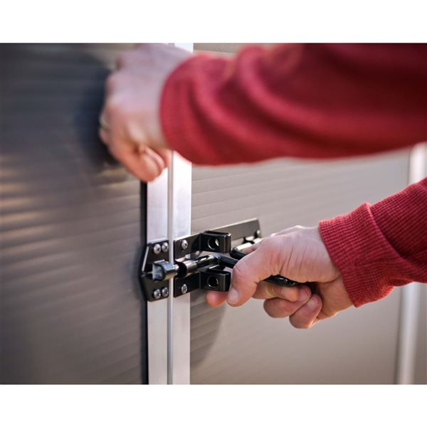 Canopia by Palram Rubicon 6 x 5-ft Dark Grey Polycarbonate Garden Storage Shed