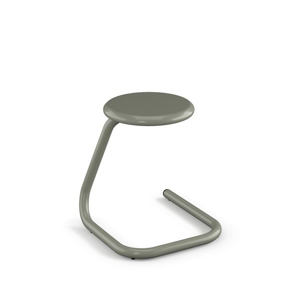 Amisco Paperclip70 Metal Dining Chair - Sage Green