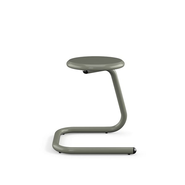 Amisco Paperclip70 Metal Dining Chair - Sage Green