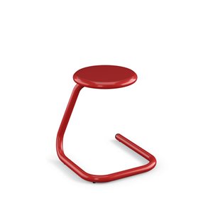 Amisco Paperclip70 Metal Dining Chair - Ketchup