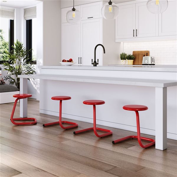 Amisco Paperclip70 Metal Dining Chair Ketchup 34070-WE/1B10 RONA