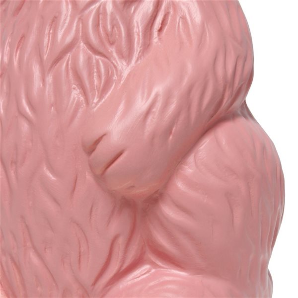 Simple Designs Cute Wonders 16.3-in H Pink Bunny Rabbit Table Lamp