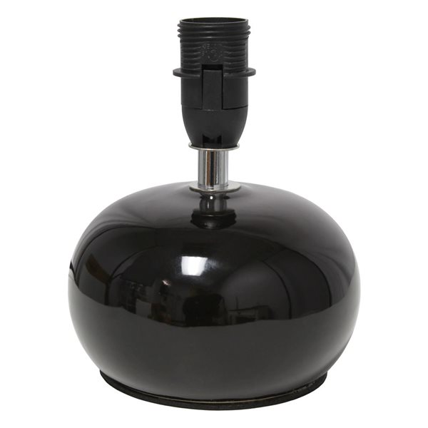 Simple Designs Mesh Around 10-in H Black Bedside Mini Ceramic Table Lamp w/ Mesh Shade