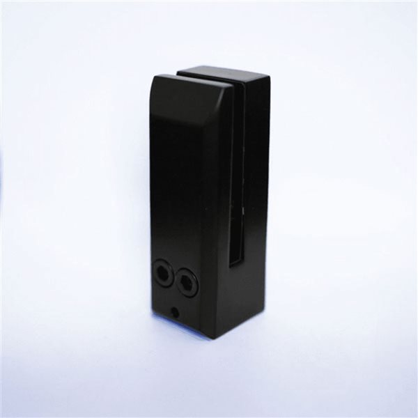 RF Transparent Side Mount Spigot for Glass Railing and Glass Fence - Matte Black