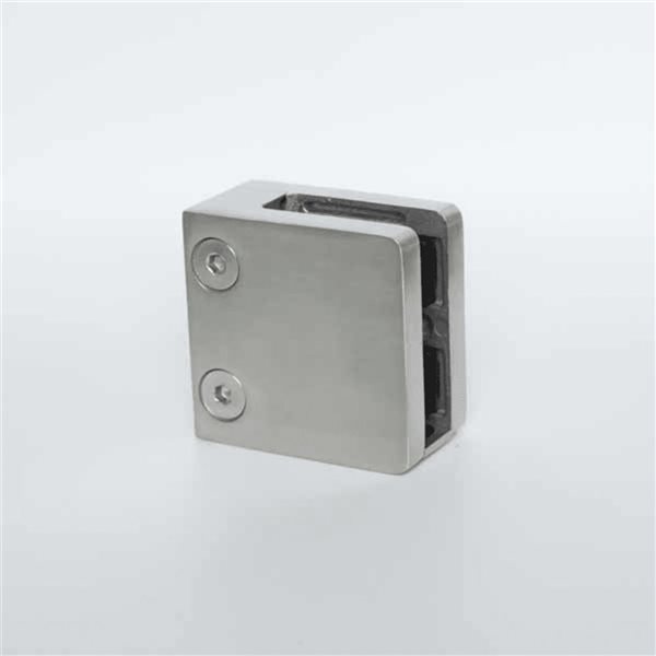 RF Transparent Large Wall Connector for Glass Railing and Glass Fence - Stainless Steel