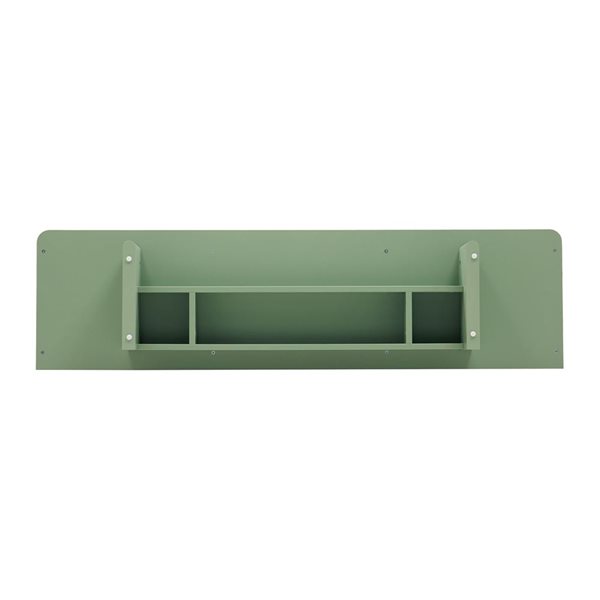 Manhattan Comfort Ella 59-in Modern TV Stand w/ Adjustable Shelves - Sage Green