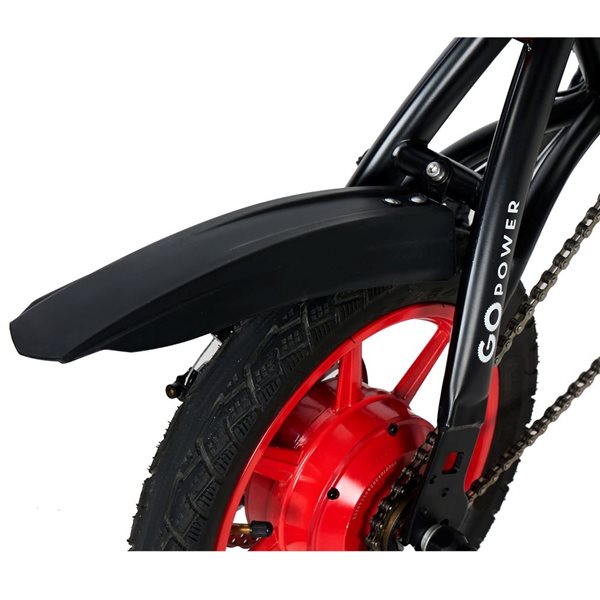 GoPowerBike GoBlitz Electric Folding Bike for Adults - Black