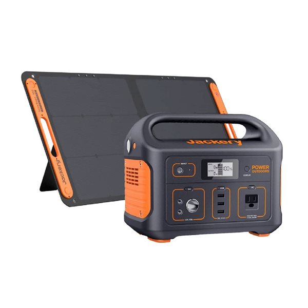 Jackery Explorer 550 Solar Generator w/ SolarSaga 100 W Solar Panel