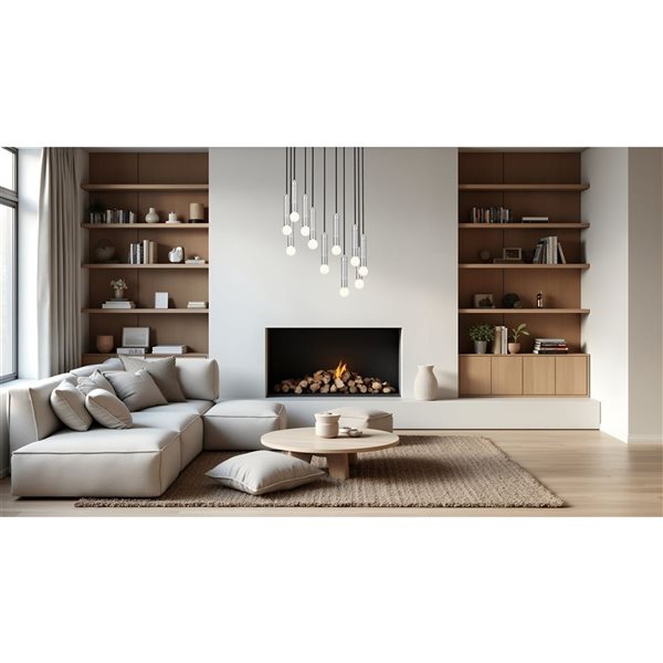 Z-Lite Stari Brushed Nickel Transitional 11-Light Tiered