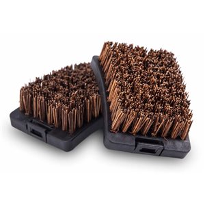 Lot de 2 têtes de rechange GrillPro pour brosse à gril Palmyra