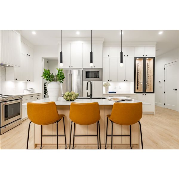 Z-Lite Stari 1-Light Standard Matte Black Industrial Cord