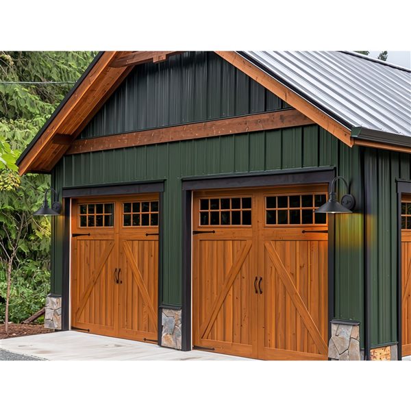 Z-Lite RLM 1-Light 11-in H Sand Black Hardwired E-26 Base Outdoor Wall Light