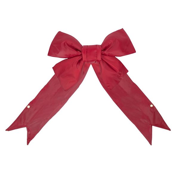 Vickerman 36-in Red Nylon Outdoor Christmas Bow