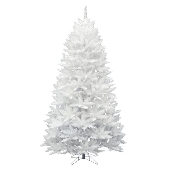 Vickerman 5.5-ft Sparkle White Spruce Full Artificial Christmas Tree - Unlit