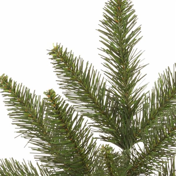 Vickerman 8.5-ft Camdon Fir Slim Artificial Christmas Tree with Warm White Duralite LED Lights - Green