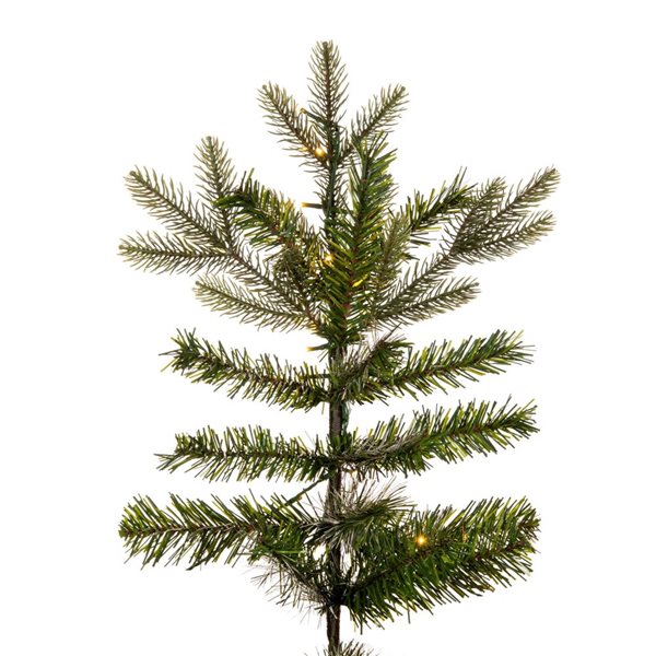 Vickerman 9-ft x 50-in Douglas Fir Artificial Slim Christmas Tree with Warm White LED Lights - Green