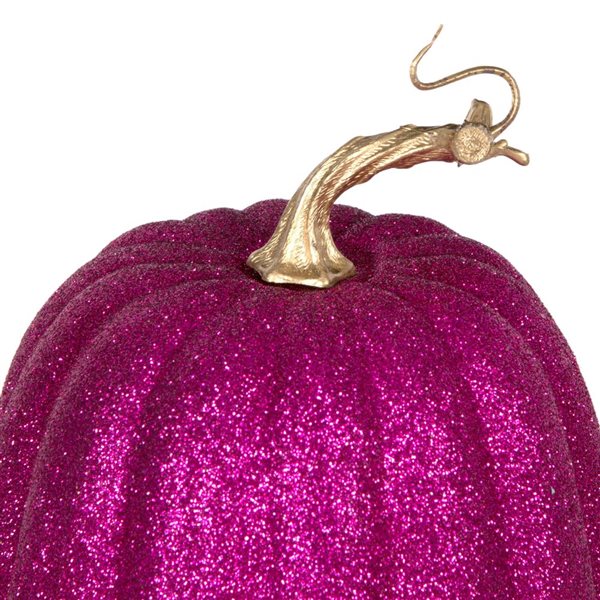 Vickerman 3-Pack Assorted 8-in Pink Fabric Pumpkins w/ Polystyrene Inner