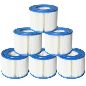 Outsunny 6-Pack Spa/Tub Pump Filter Cartridges Replacement