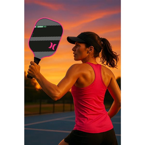 Hurley Fibreglass Pickleball Paddle - Pink