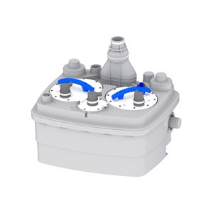 SFA Saniflo Sanicubic 2 Duplex Grinding Lift Station Pump - 38 GPM