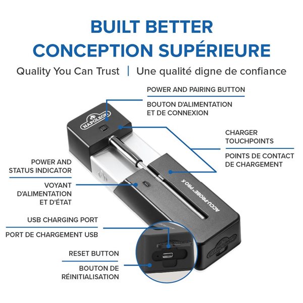 Napoleon ACCU-PROBE PRO X Wireless Bluetooth Smart Thermometer