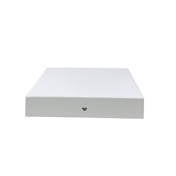 Nuvo Iron 6-in x 6-in Eazy-Cap Low Profile Steel White Post Cap - 8/Pkg