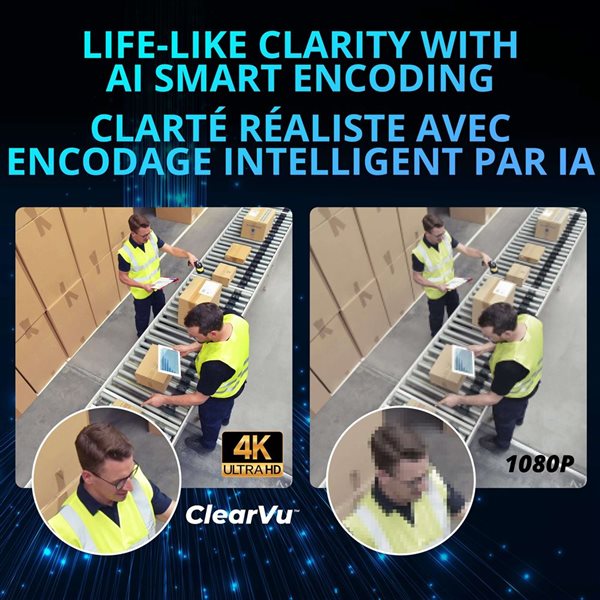 Defender Sentinel 4K Ultra HD Wired 8 Channel PoE NVR Security System, 4 Metal Cameras & 1TB HDD