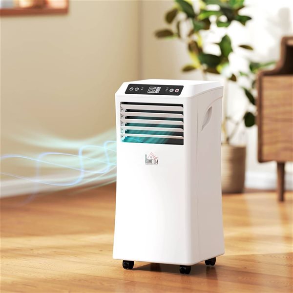 HOMCOM Portable Air Conditioner with 4 Modes and 215-344 Sq. Ft Coverage