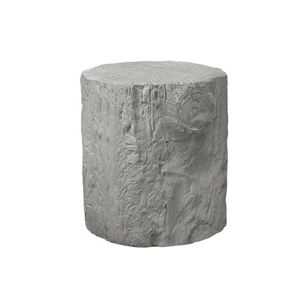 Monarch Specialties 25-in Grey Round Indoor/Outdoor Accent Table