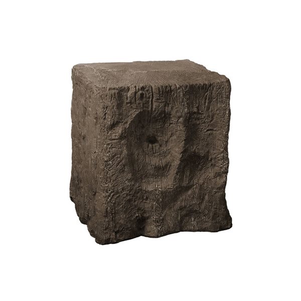 Monarch Specialties 25-in Walnut Square Indoor/Outdoor Accent Table