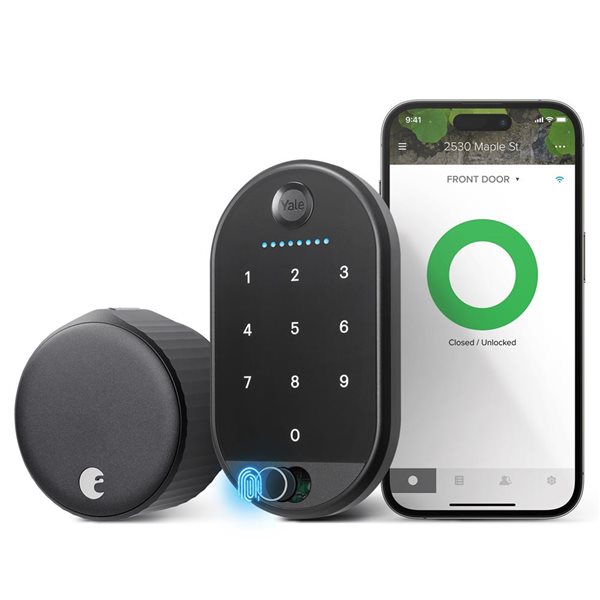 Yale August Wi-Fi Smart Lock with Touch Keypad - Silver