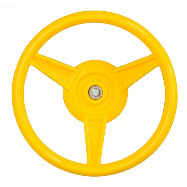 PlayStar Yellow Polyethylene Steering Wheel Playset Accessory