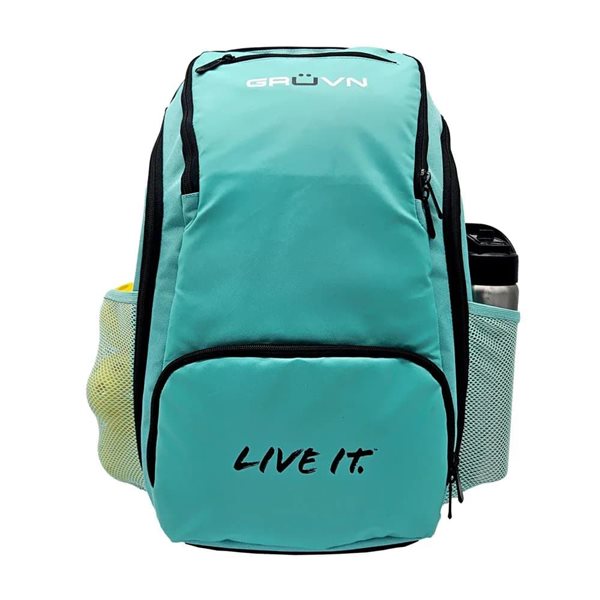 GRUVN Teal Blue Small Court Backpack