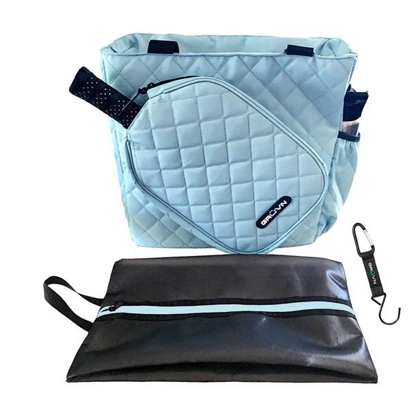 GRUVN Blue Pickleball Tote Bag