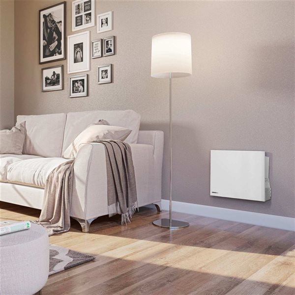 Convectair FLB+ 1000W Panel Convector Heater with Thermostat - White