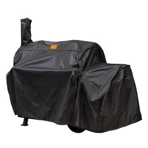 Oklahoma Joe's Highland 58.5-in Black PVC Offset Smoker Cover
