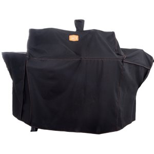 Oklahoma Joe's Canyon 72.12-in Black PVC Combo Grill and Smoker Cover
