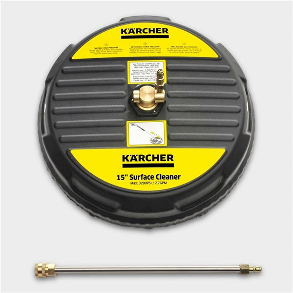 Karcher Universal 15-in Pressure Washer Surface Cleaner Attachmen, 1/4-in Quick-Connect