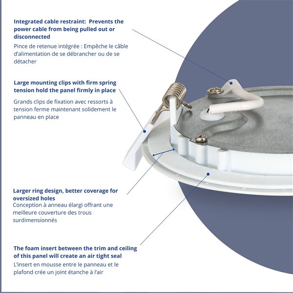 Luminus 5CCT 2700-5000K 750 Lumens 9 W 4-in Dimmable LED Recessed Slim Downlight - 6/Pk
