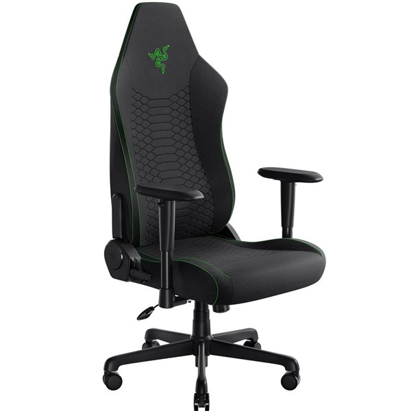 Razer Iskur V2 X Ergonomic Fabric Gaming Chair - Black/Green