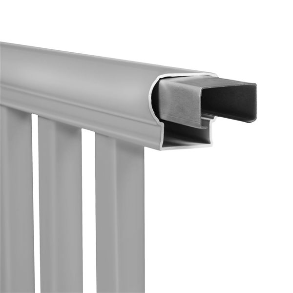 everhome 3-ft x 6-ft Grey Vinyl Outdoor Railing Stair